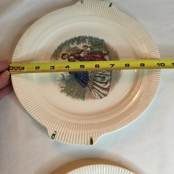 Vintage Victory By Salem China Co. Godey Decorative Dessert and Salad Plate - Picture 8 of 9